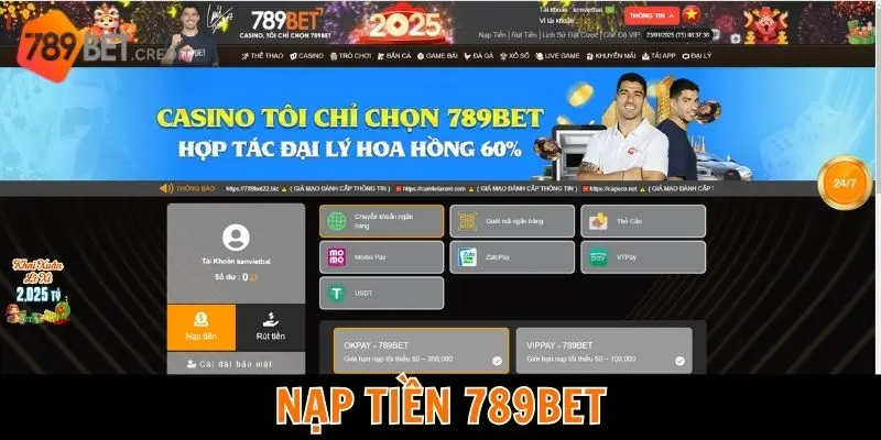 Nạp Tiền 789BET