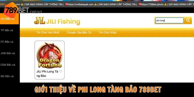 Giới thiệu về Phi Long Tàng Bảo 789Bet
