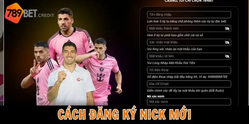 Hướng dẫn mở nick mới tại 789BET.credit