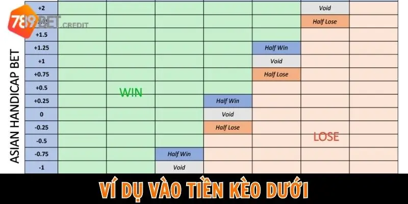 Ví dụ trường hợp đặt kèo dưới