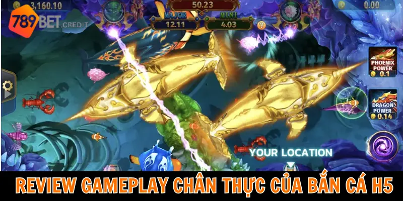 Review gameplay chân thực của bắn cá H5