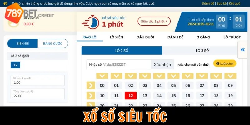Xổ số siêu tốc thu hút người chơi nhờ luật chơi đơn giản và trả thưởng nhanh